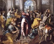 El Greco Christ Driving the Traders from the Temple France oil painting artist